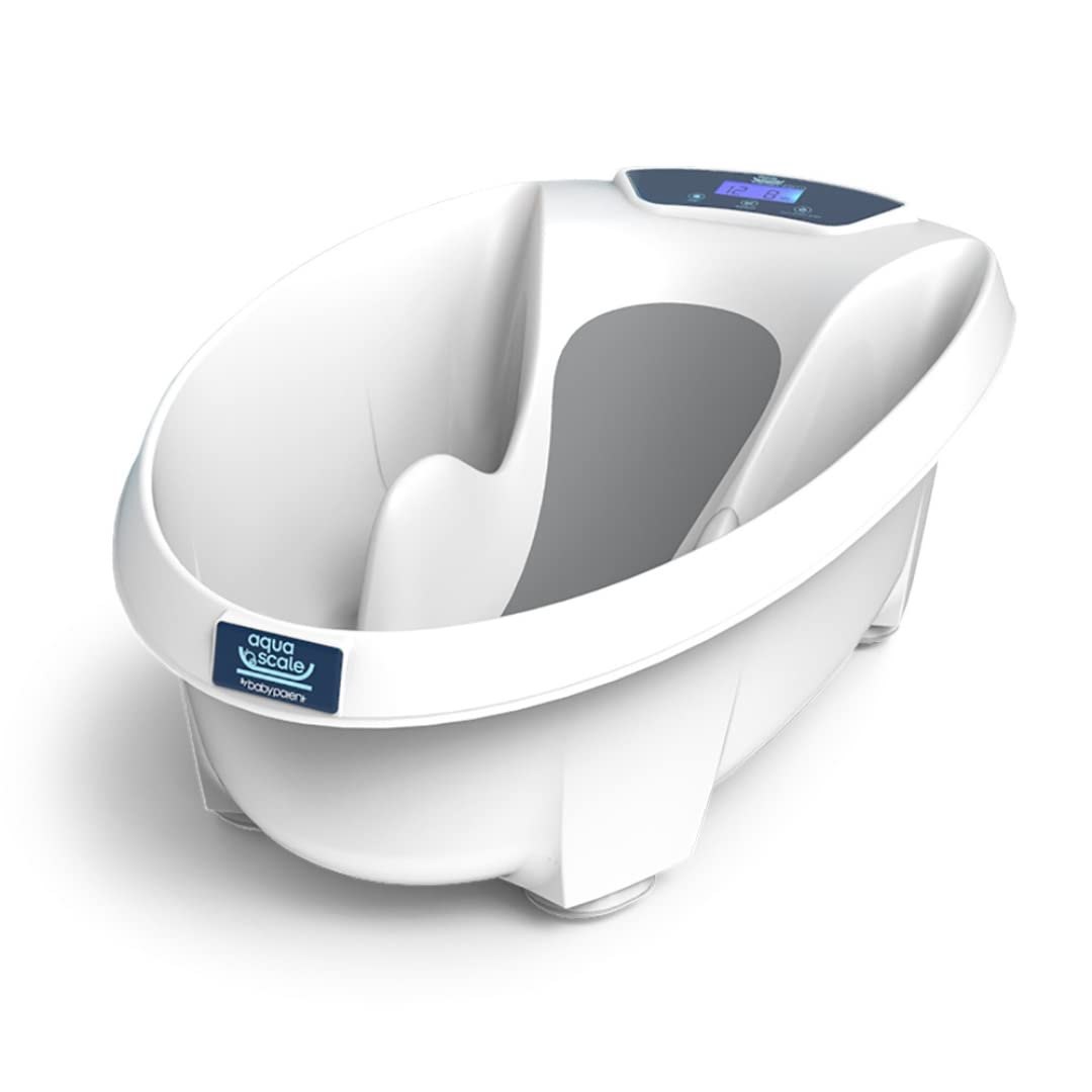 AquaScale V3 Next Generation Digital Baby Bath, white – bath-time accessory
