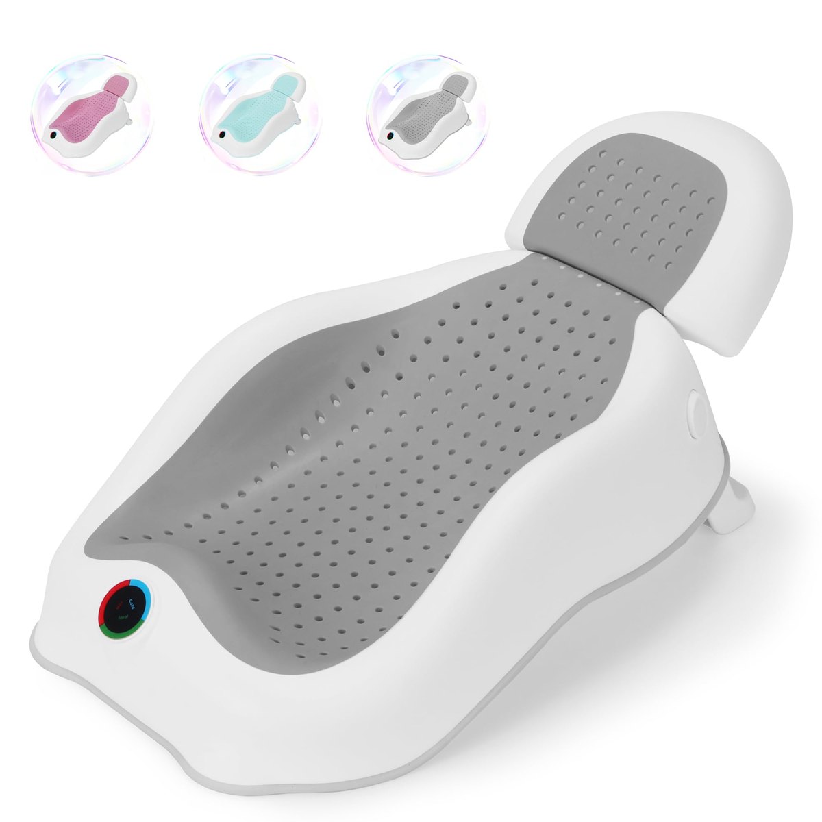 babove Baby Bath Support Newborn Bathtub with Thermometer – bath-time accessory