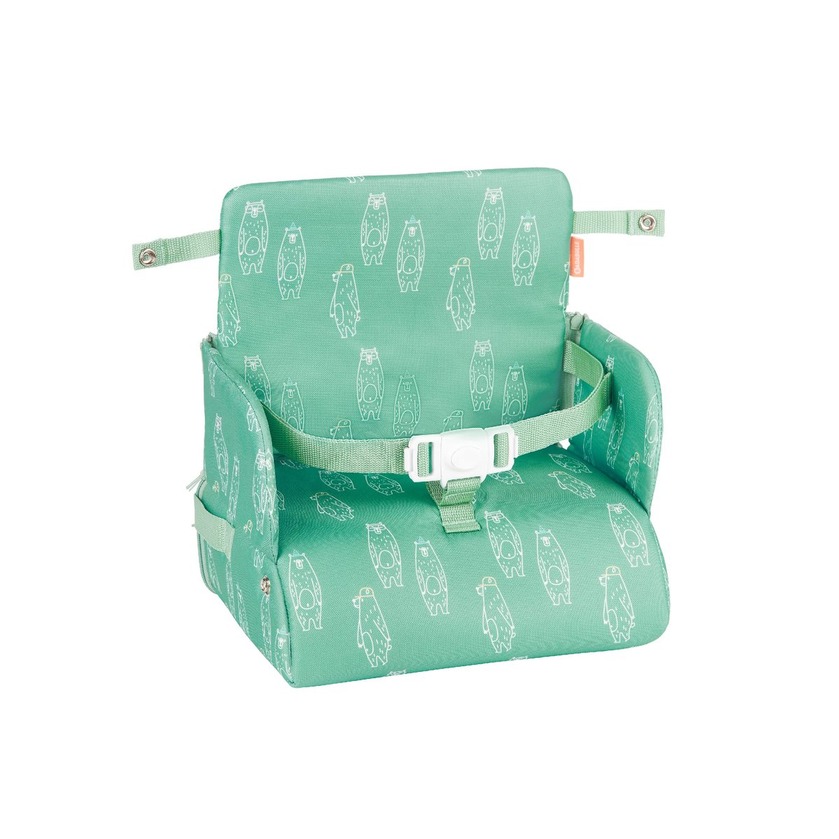 Badabulle 2 in 1 Travel Booster Seat with underseat storage – portable booster seat