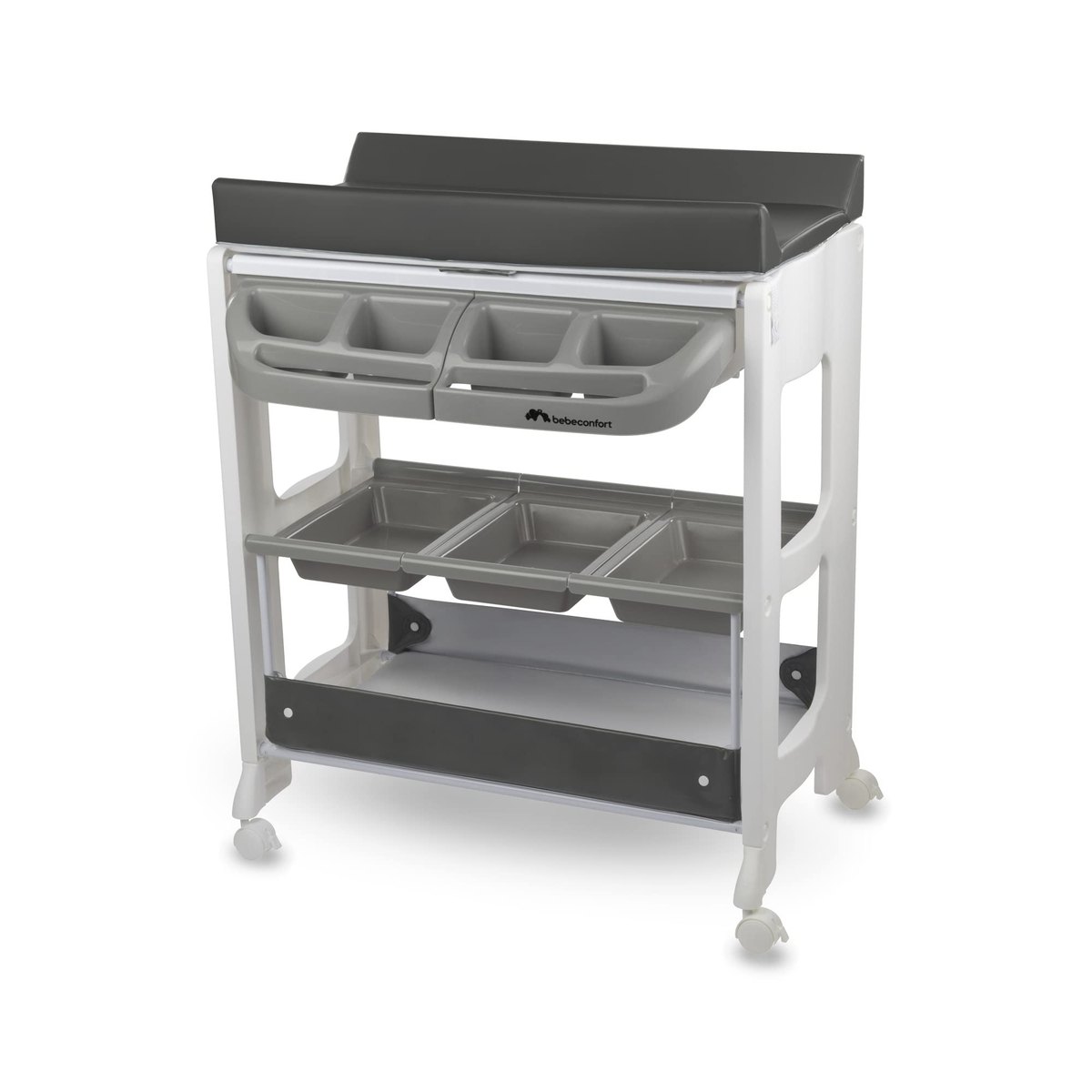 Bebeconfort Dolphy 2-in-1 Bath & Changing Table, grey – changing and bath unit