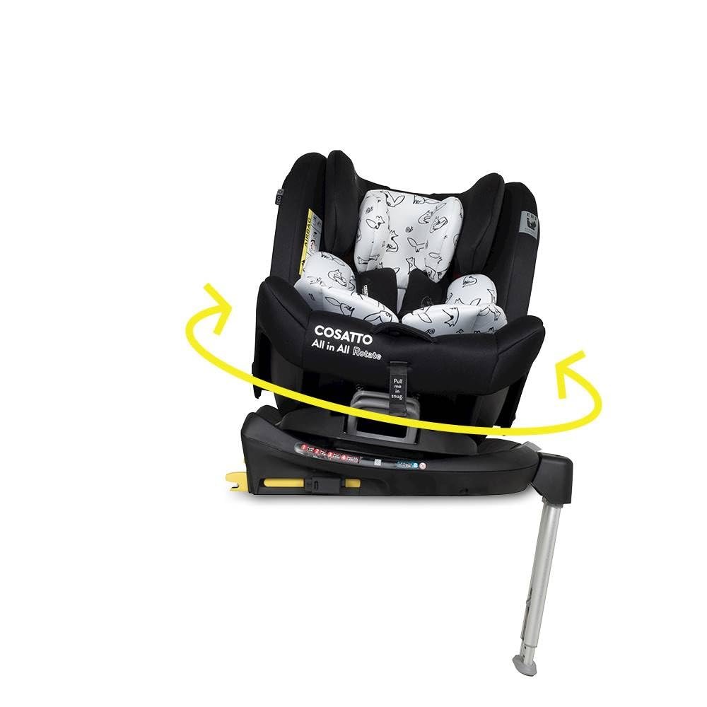 Cosatto All in All Rotate 360° Swivel Spin Car Seat, black – rotating car seat