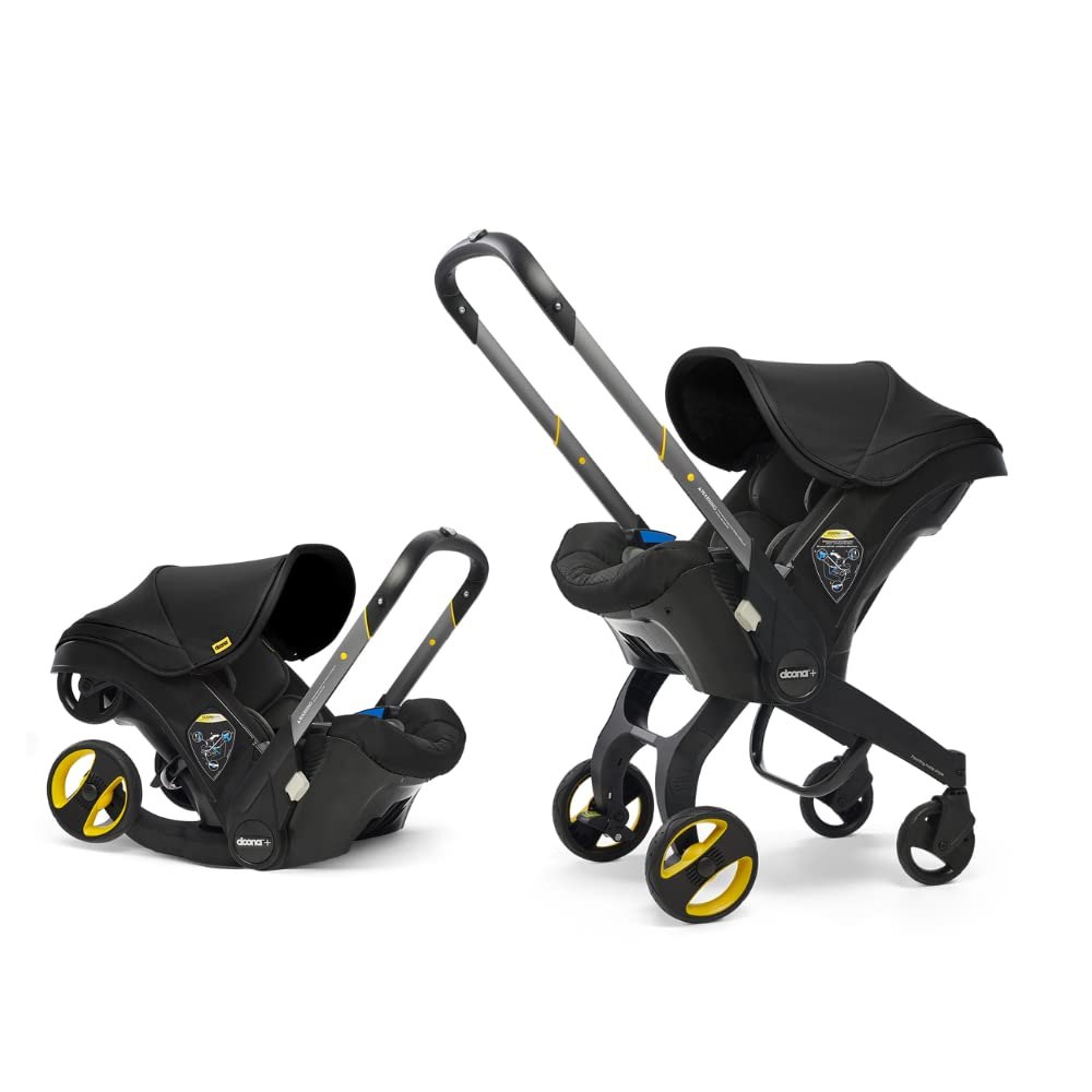 Doona+ Baby Car Seat & Travel Stroller, black – travel system
