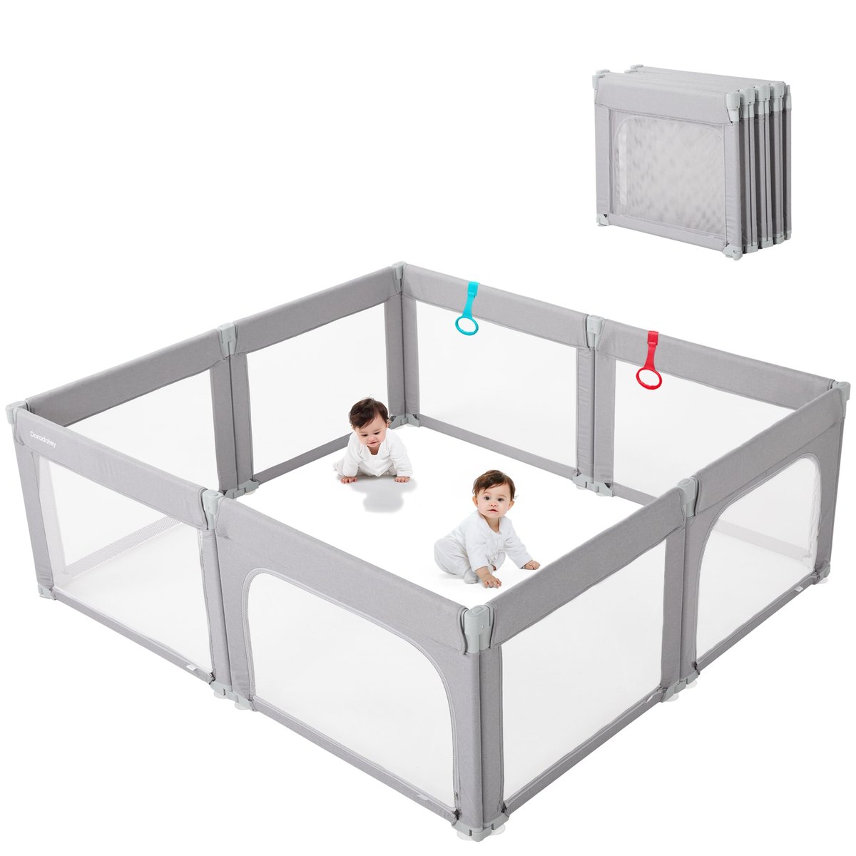 Doradotey Foldable Baby Playpen 8-Panel Adjustable Baby Play Pen – baby playpen