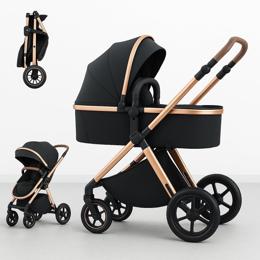Extra-Easy to Use Foldable Toddler Pushchair – compact stroller