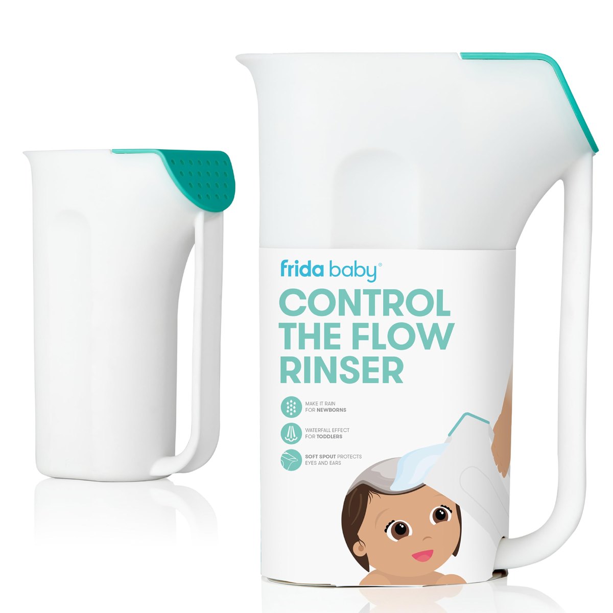 Frida Baby Control The Flow Bath Rinse Cup – bath-time accessory