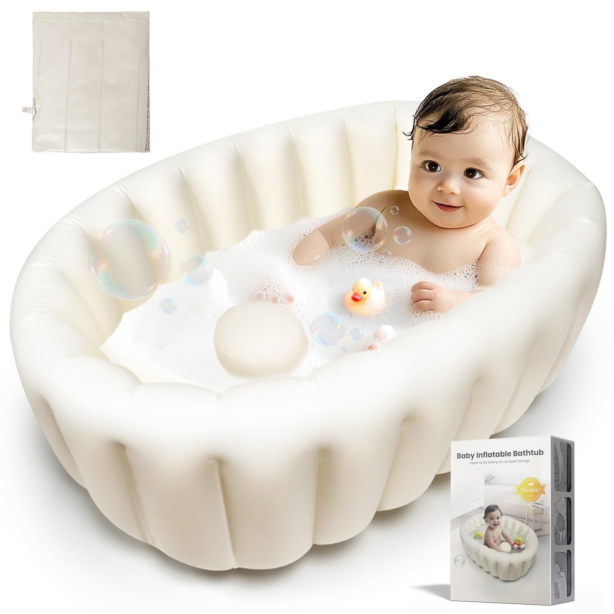 Inflatable Baby Bath Portable Foldable Travel Bath Tub – baby bath tub
