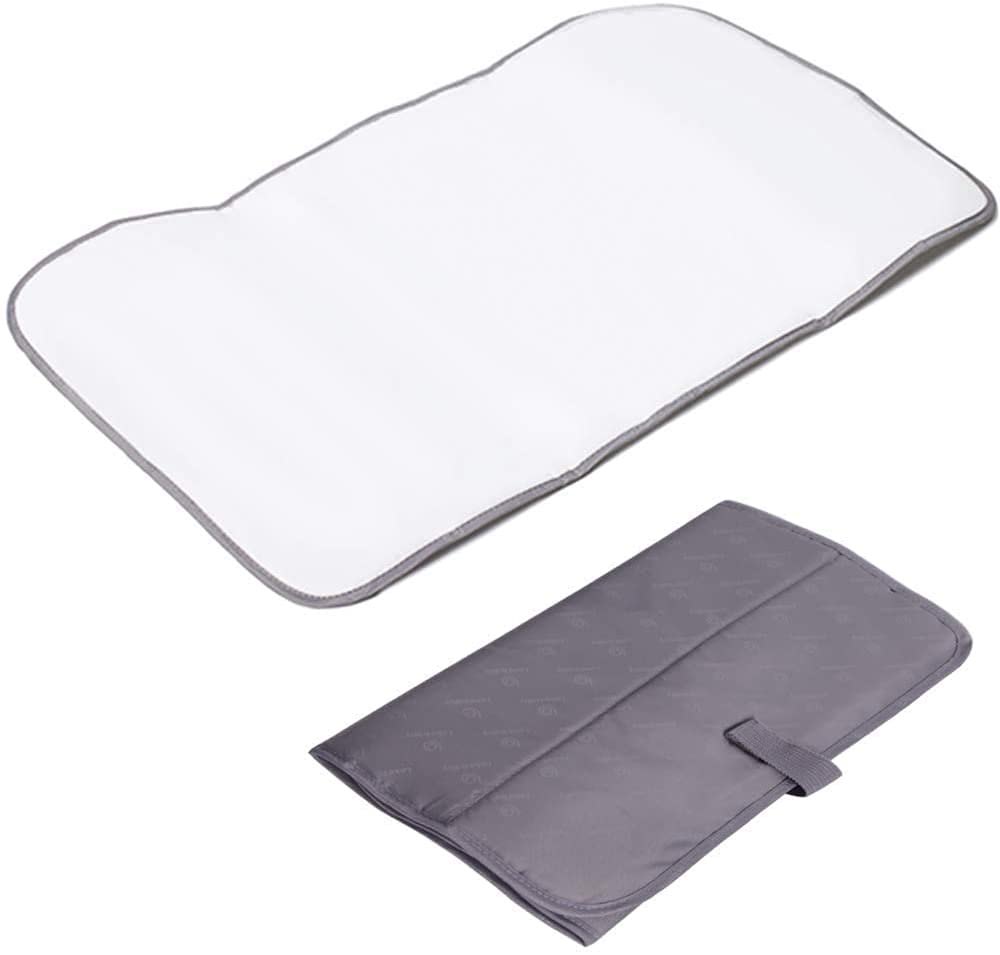 Lekebaby Foldable Travel Changing Mat Portable Baby Change Mat, grey – changing mat or top