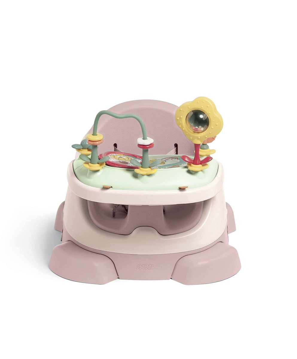 Mamas & Papas Bug 3-in-1 Baby Booster Seat & Activity, pink – baby floor seat