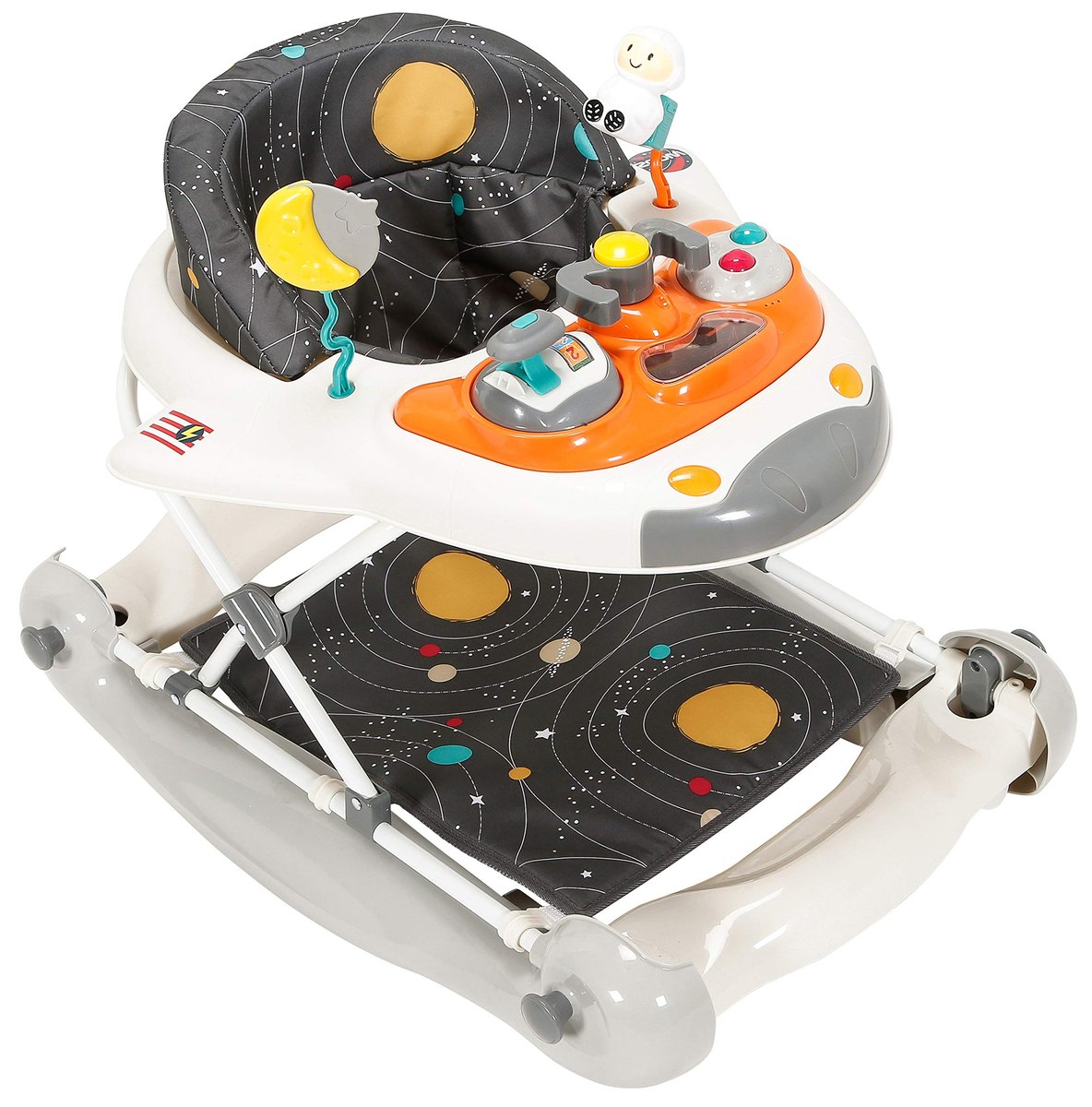 MyChild Space Shuttle 3 in 1 Walker Rocker, grey – activity walker