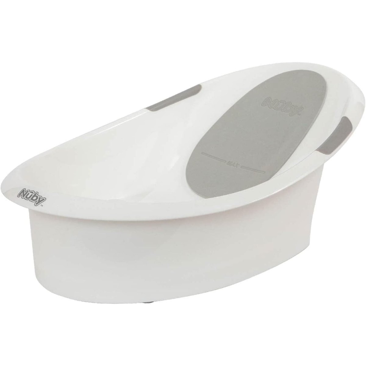 Nuby Newborn Baby Bath with Anti-Slip Support, white – baby bath tub