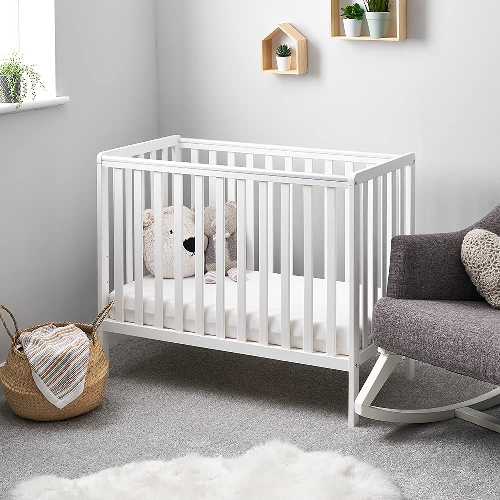 Obaby Bantam Space Saver Cot, white – cot bed