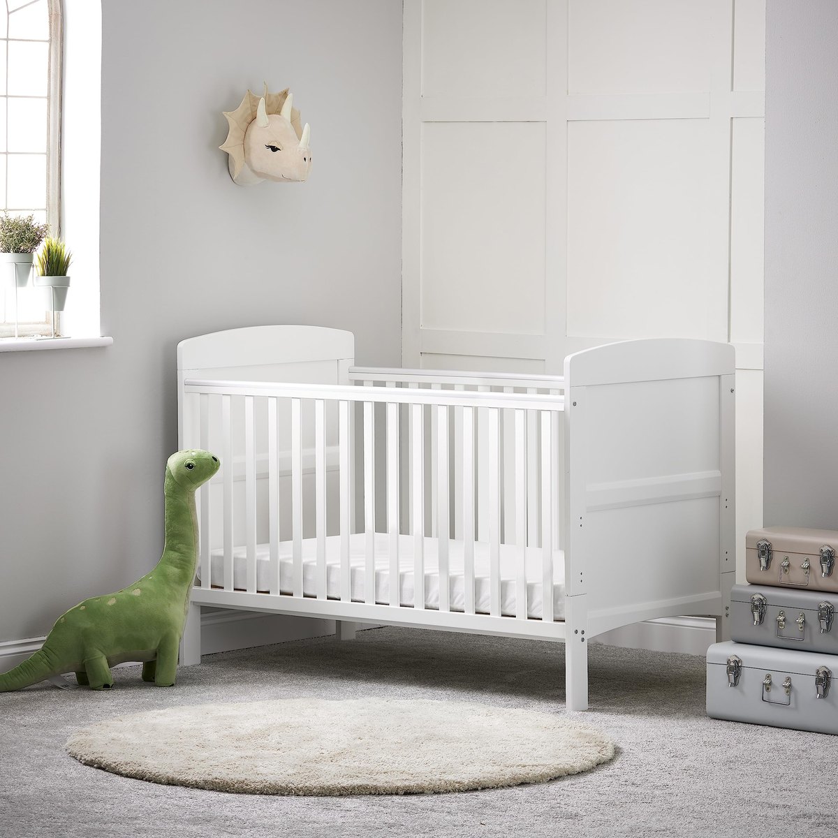 Obaby Grace Cot Bed White – cot bed