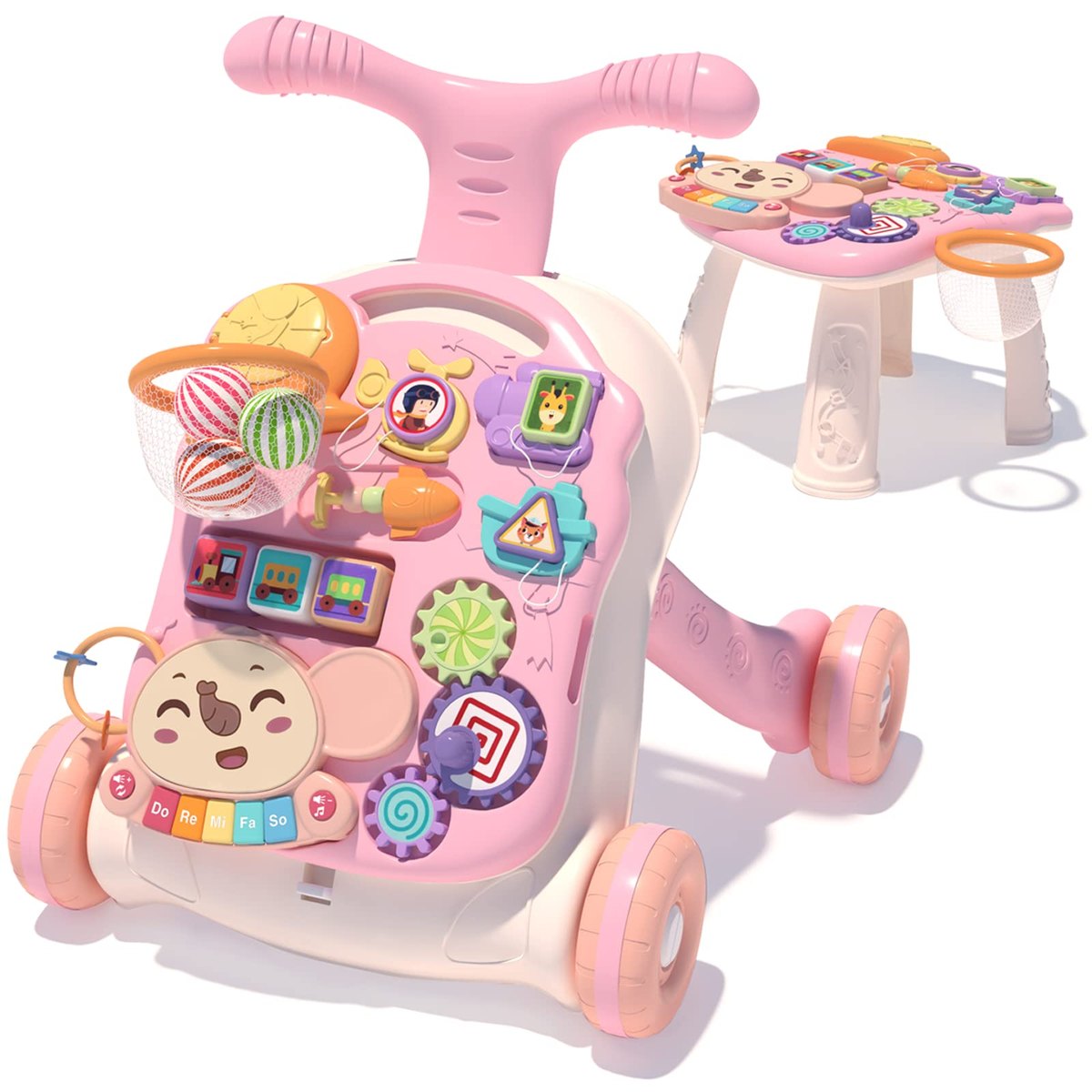 QDRAGON 3 in 1 Toddler Walkers and Activity Center – activity walker