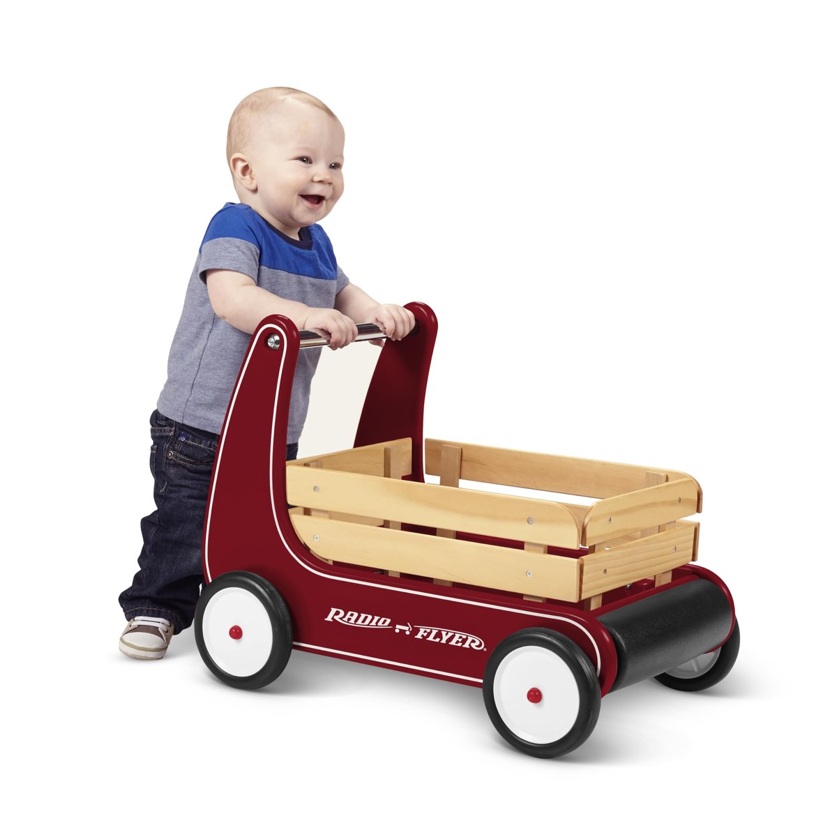 Radio Flyer Classic Walker Wagon – push-along walker