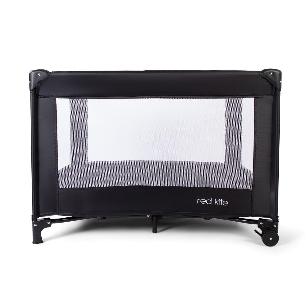 Red Kite Black Sleep Tight Travel Cot – travel cot