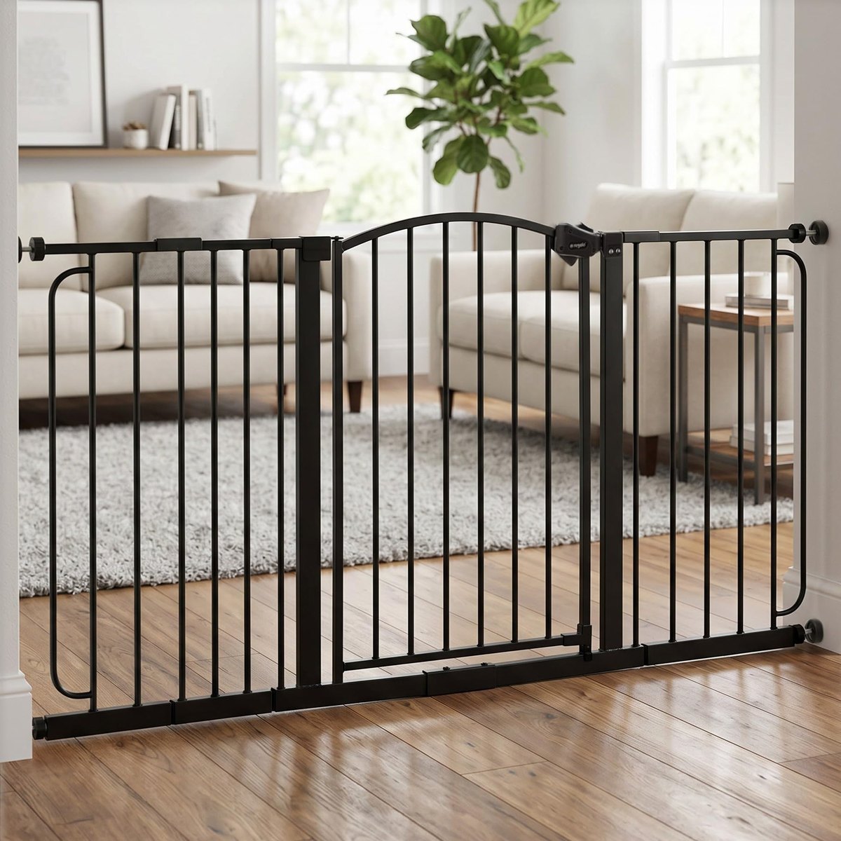 Regalo Safety Super Wide Arched Baby Gate for Hallways – safety gate