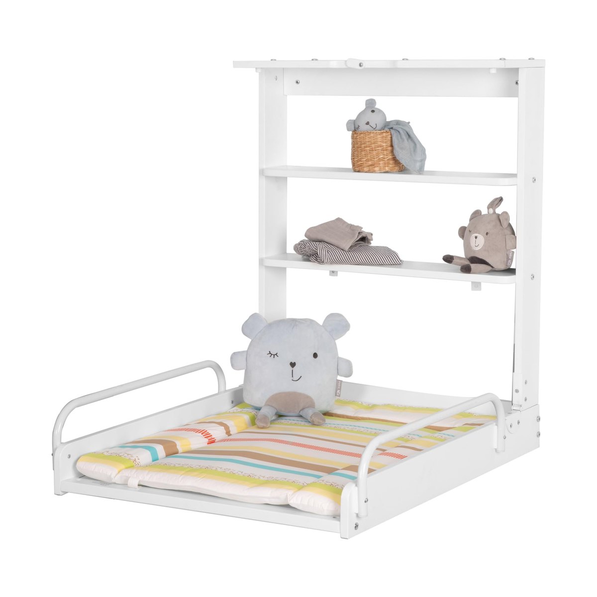 Roba wall Changing Rack Folding Changing Rack for wall mounting, white – wall-mounted changing table