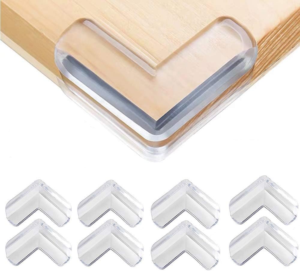 Safety Corner Protectors Guards 8Pcs Baby Proofing Safety Corner Clear – edge and corner protector set