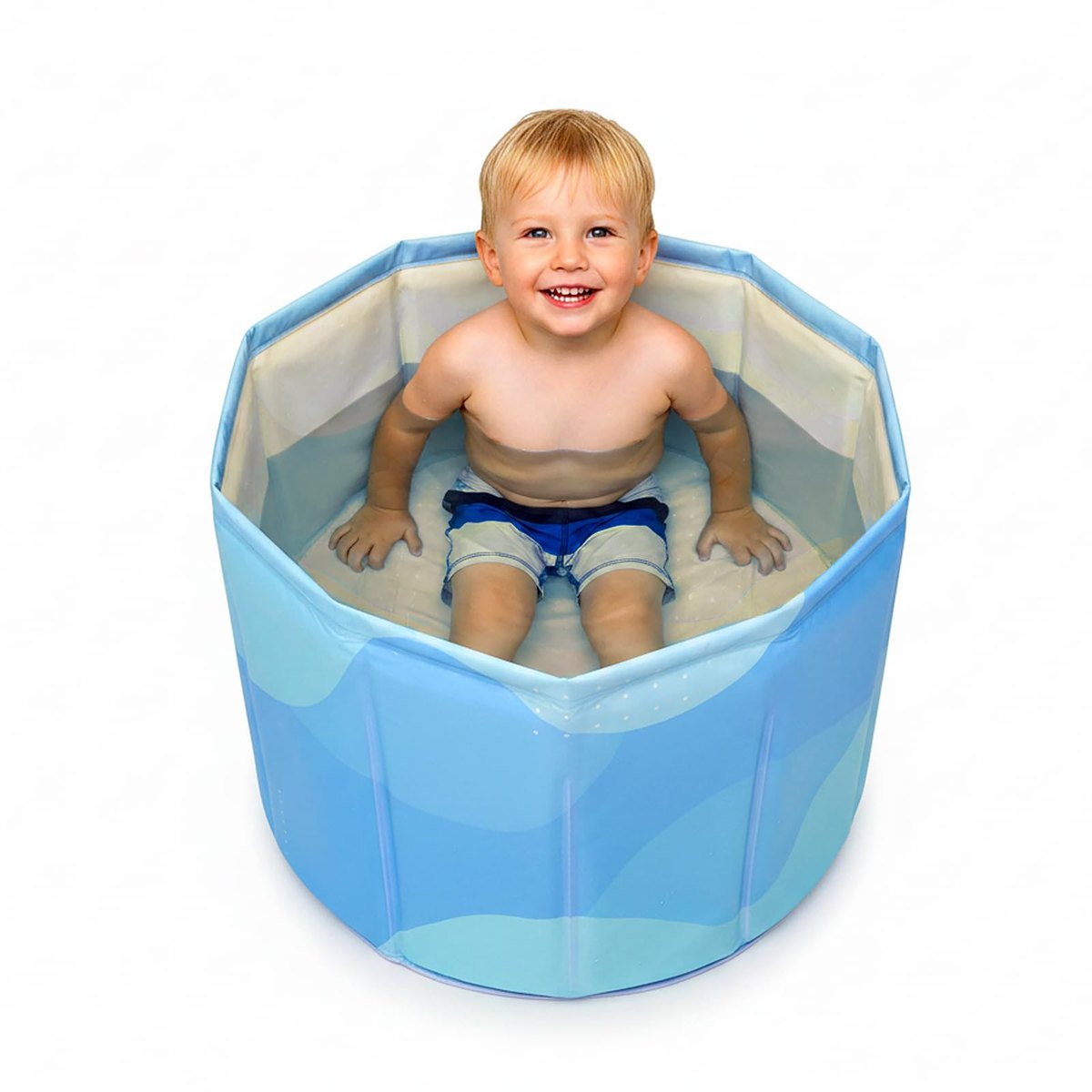 WAVYEASE® Upgraded Portable Bath Tub for Toddlers – baby bath tub